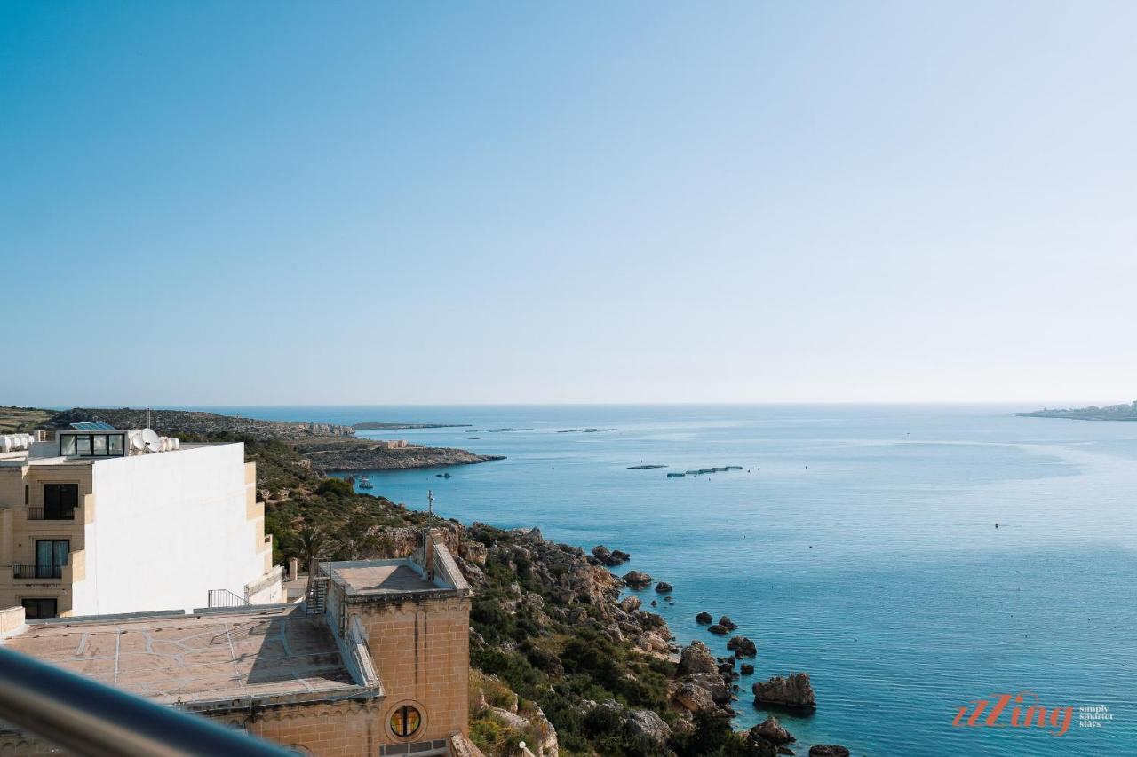 Апартаменты Insta Worthy Gorgeous Seaview Penthouse Сент-Полс-Бей Экстерьер фото